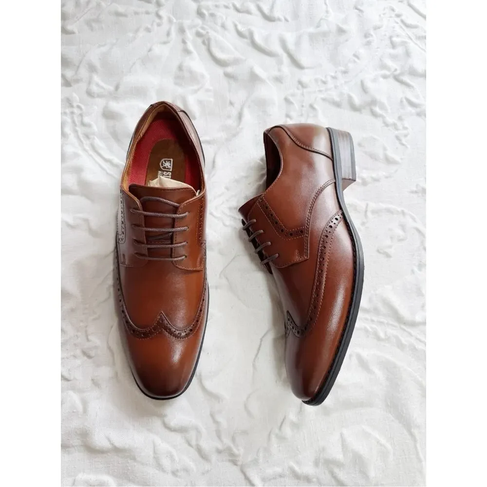 Stacy Adam’s Nichols Wing Tip Lace Up Size 7M